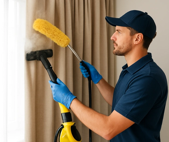 Trusted drapes cleaning technician Matty Curtain Cleaning old-guildford-nsw QLD